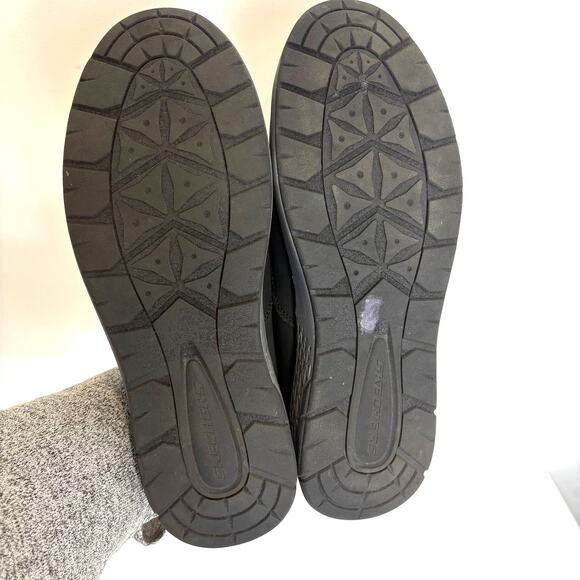 Skechers -Men's Relaxed Fit Garlan Pryor Waterproof Lace up Sneakers-Blk-Sz 9.5 - Picture 8 of 9